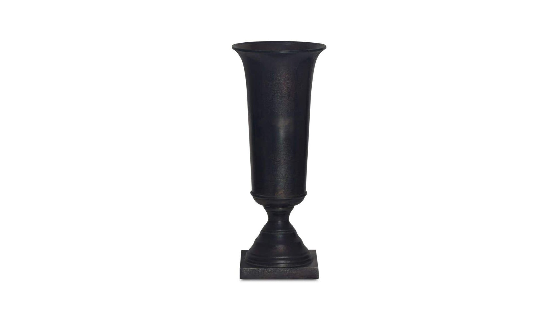Cassia Cast Aluminum Vase Black by Moe's Home Collection - view 4