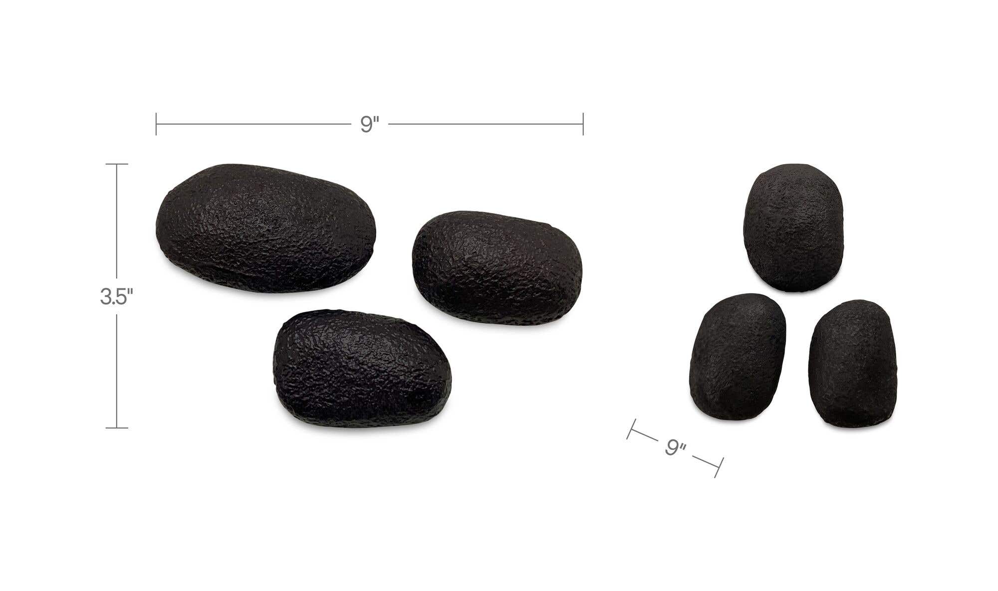 Breton Cast Aluminum Wall Sculpture Black-Set Of 3 by Moe's Home Collection - view 9