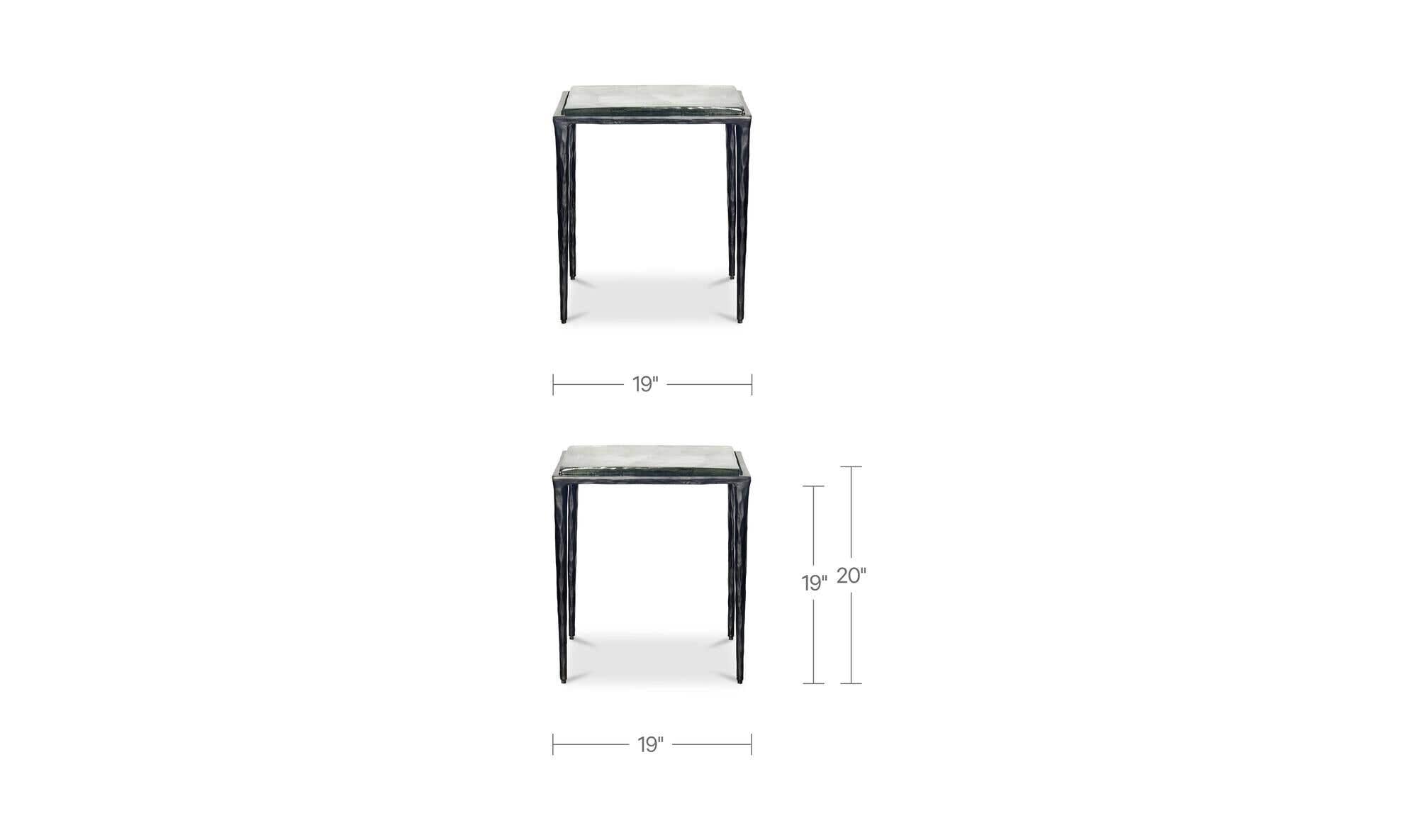 Mari Side Table Clear by Moe's Home Collection - view 7