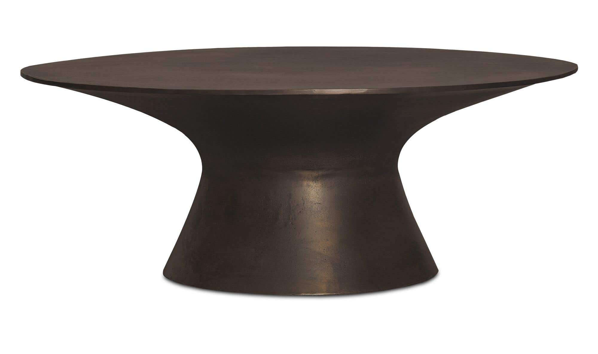 Bardo Outdoor Coffee Table Deep Bronze by Moe's Home Collection - view 4