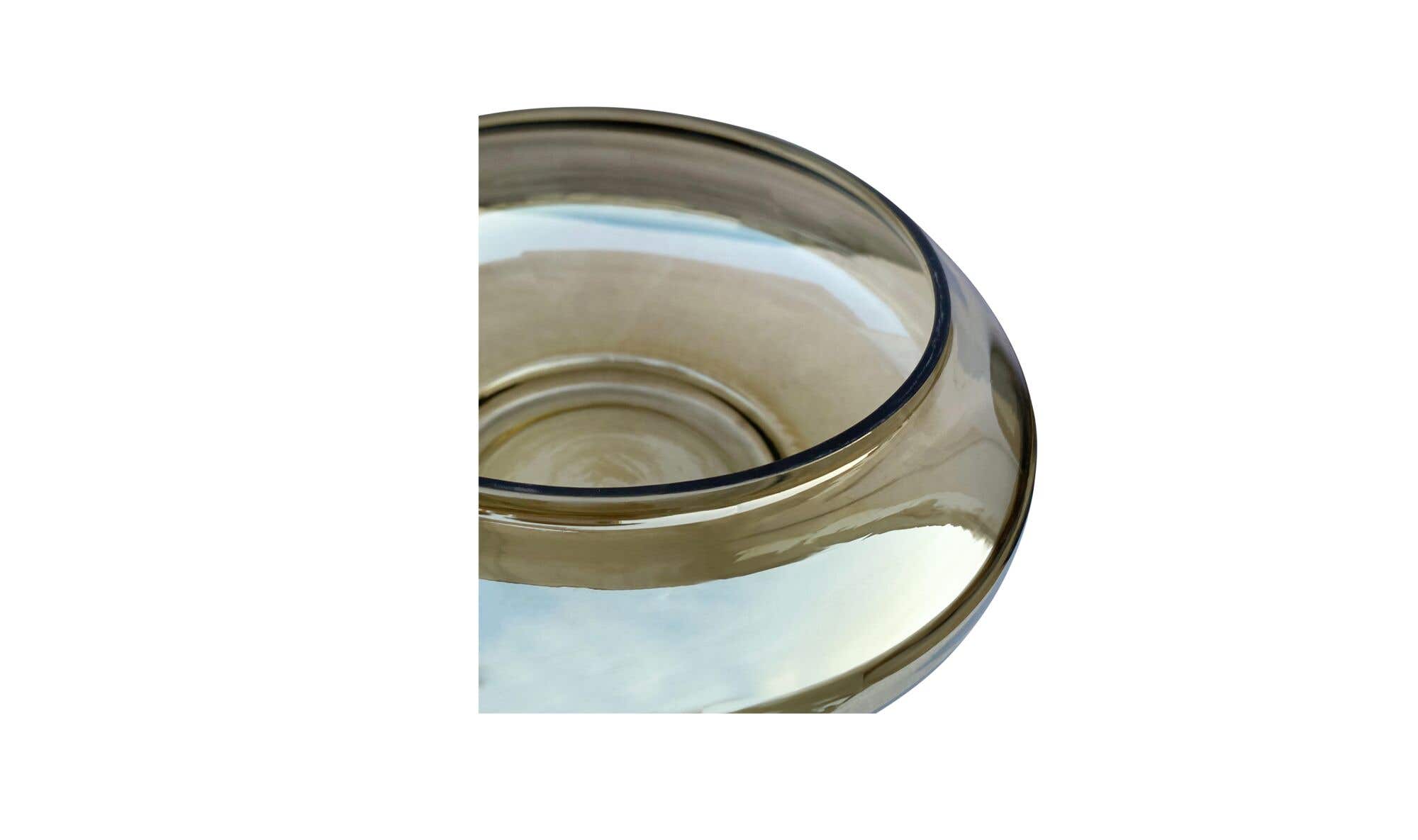 Polene Glass Bowl Small Smoky Brown by Moe's Home Collection - view 6