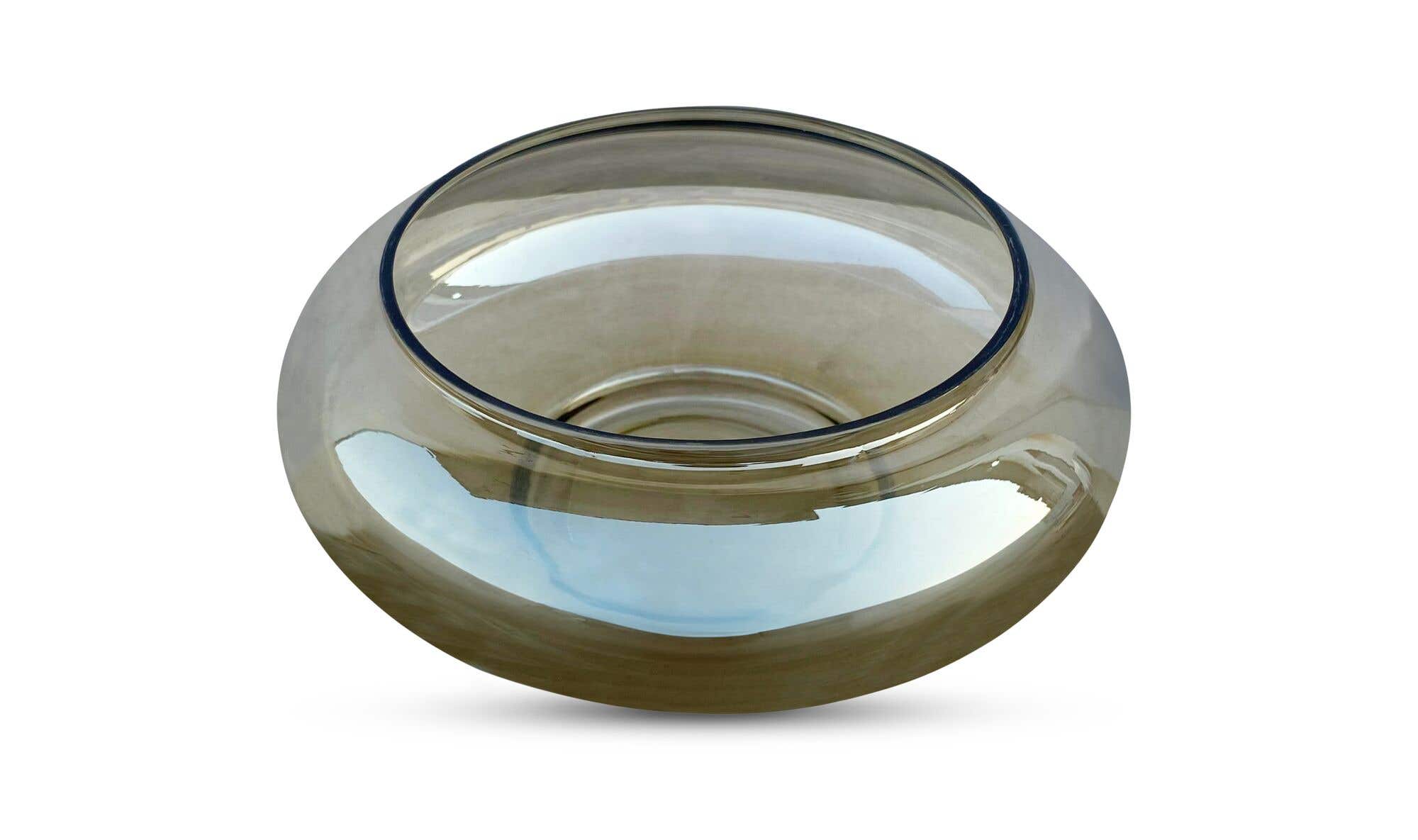 Polene Glass Bowl Small Smoky Brown by Moe's Home Collection - view 4