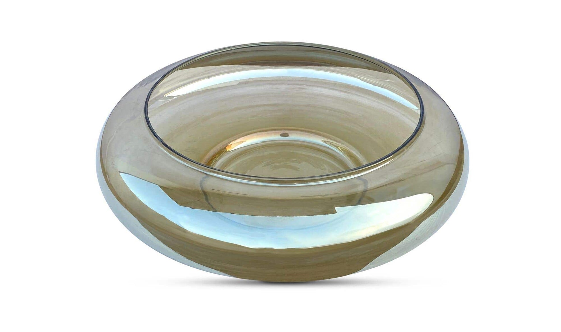 Polene Glass Bowl Large Smoky Brown by Moe's Home Collection - view 5