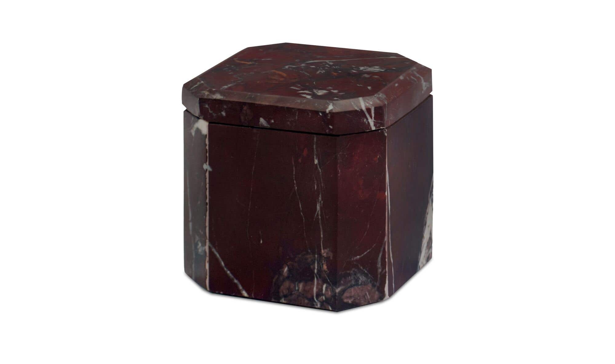Forli Marble Box Red Levanto by Moe's Home Collection - view 5