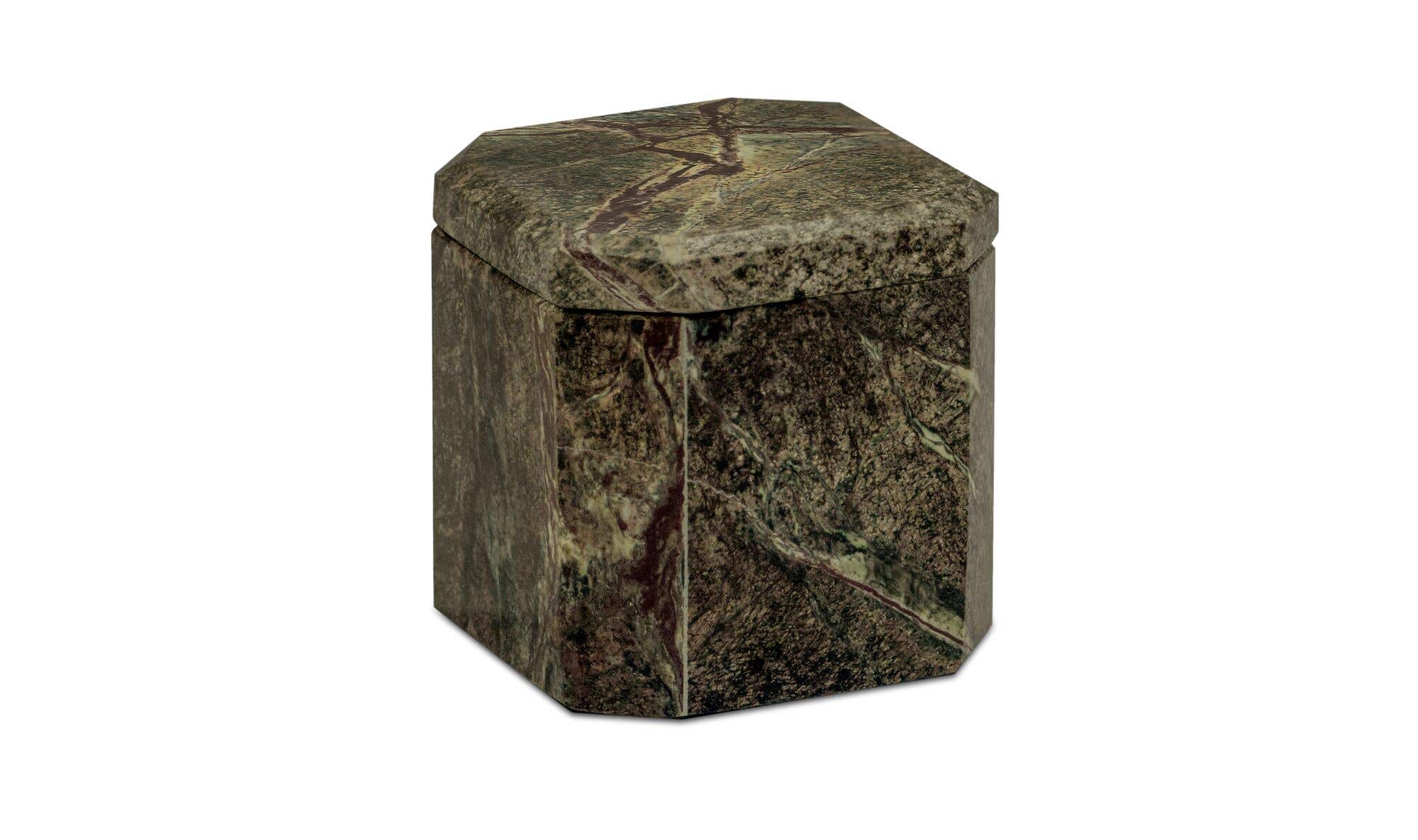 Forli Marble Box Rainforest Green by Moe's Home Collection - view 4