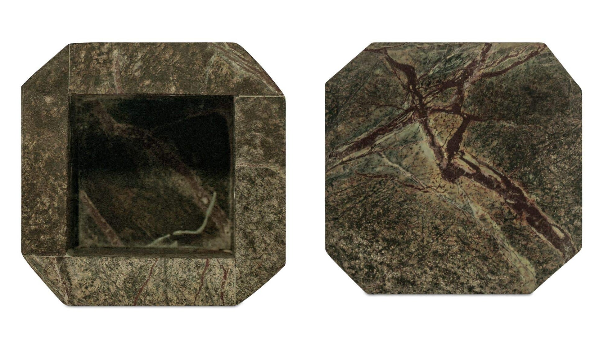 Forli Marble Box Rainforest Green by Moe's Home Collection - view 9