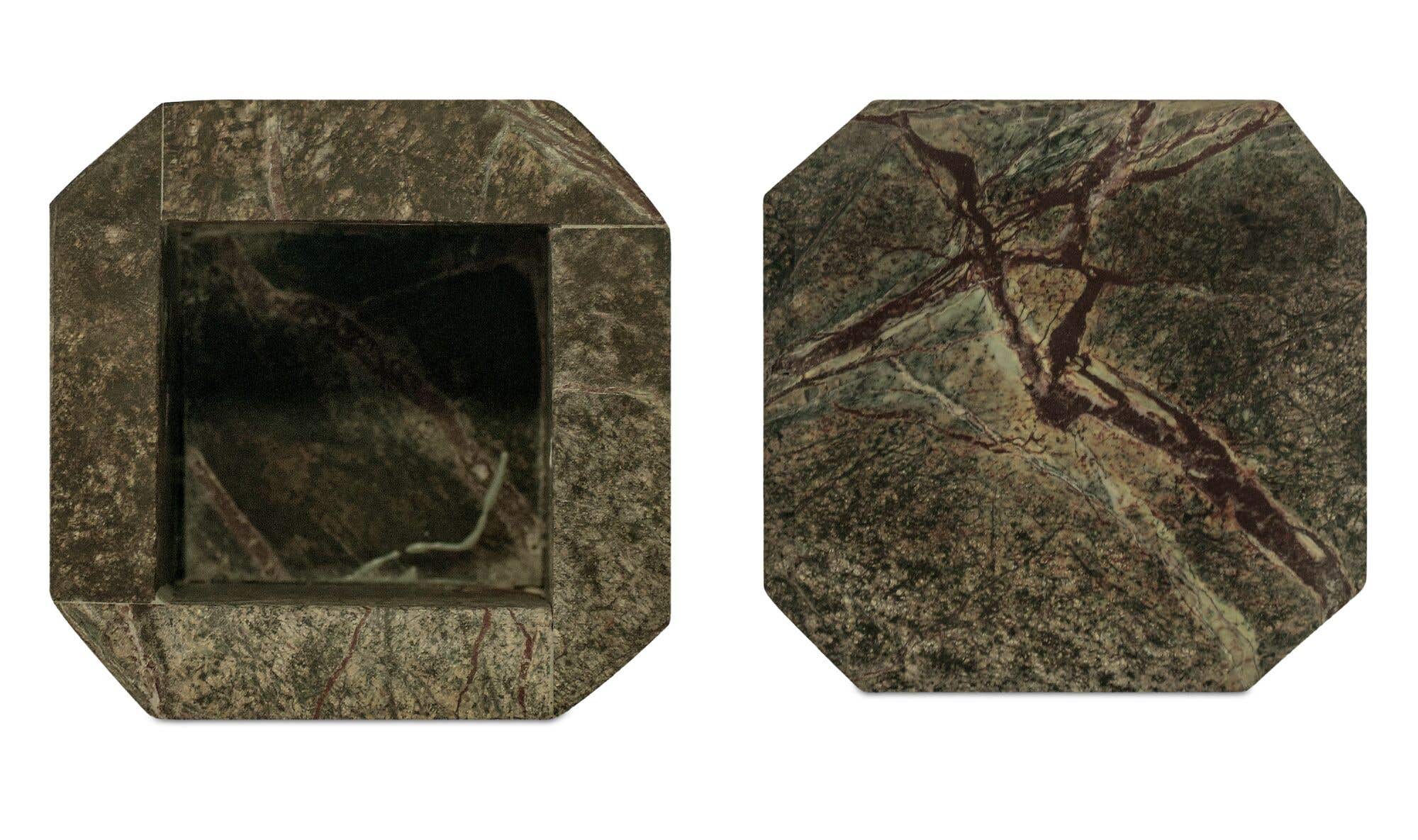 Forli Marble Box Rainforest Green by Moe's Home Collection - view 9