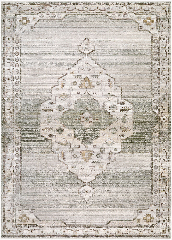 Fifth Avenue Light Gray/Taupe Machine Woven Rug FIF-2303 - 5' x 7'5"