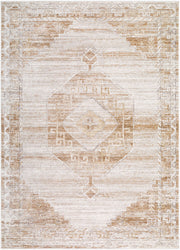 Fifth Avenue Light Brown/Tan Machine Woven Rug - 5' x 7'5"