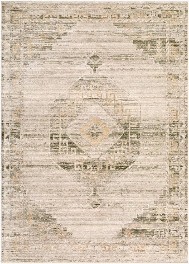 Fifth Avenue Light Gray/Taupe Machine Woven Rug FIF-2307 - 5' x 7'5"