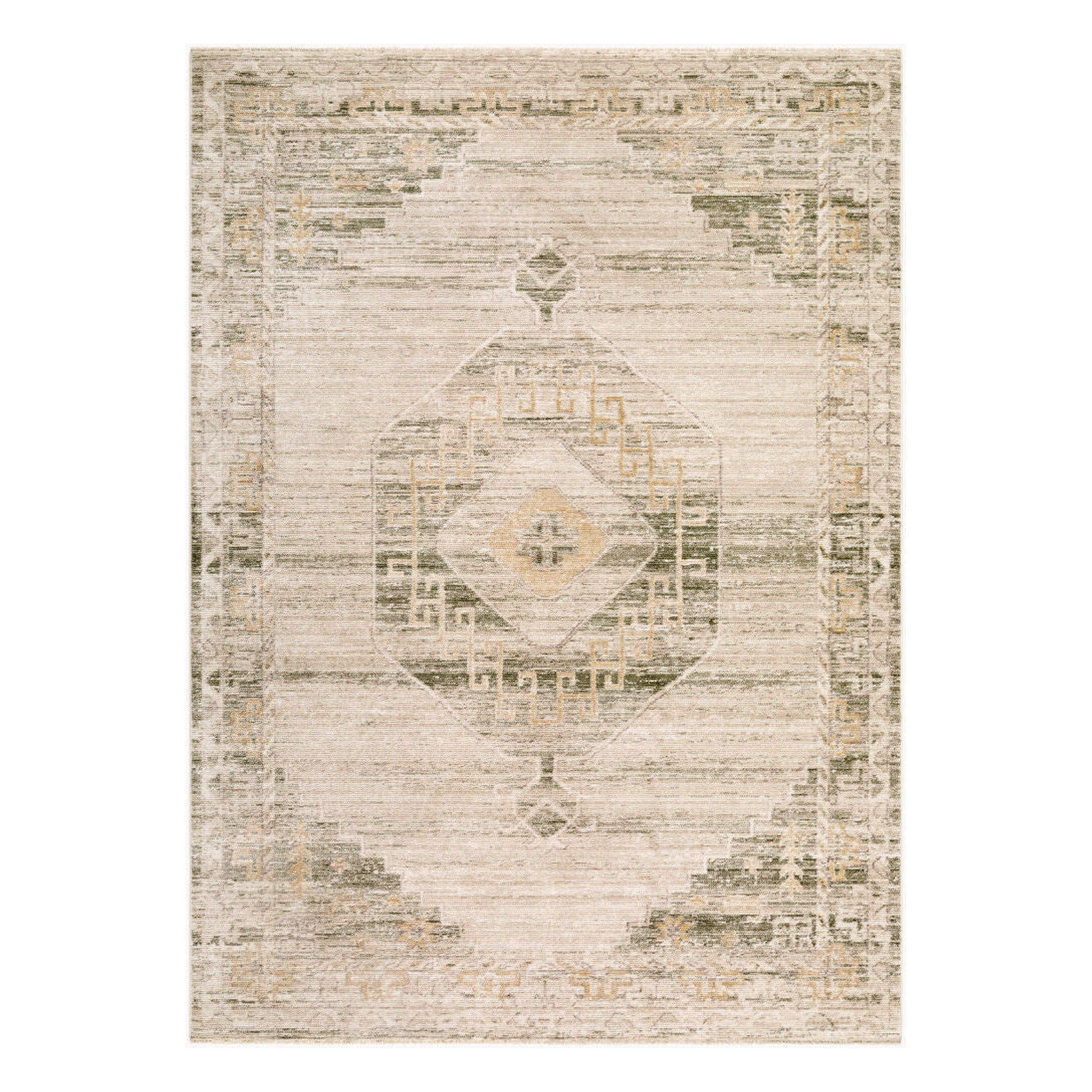 Fifth Avenue Light Gray/Taupe Machine Woven Rug FIF-2307 - 5' x 7'5"