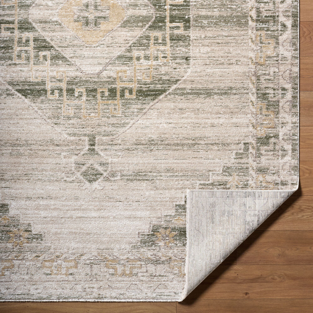 Fifth Avenue Light Gray/Taupe Machine Woven Rug FIF-2307 - fold