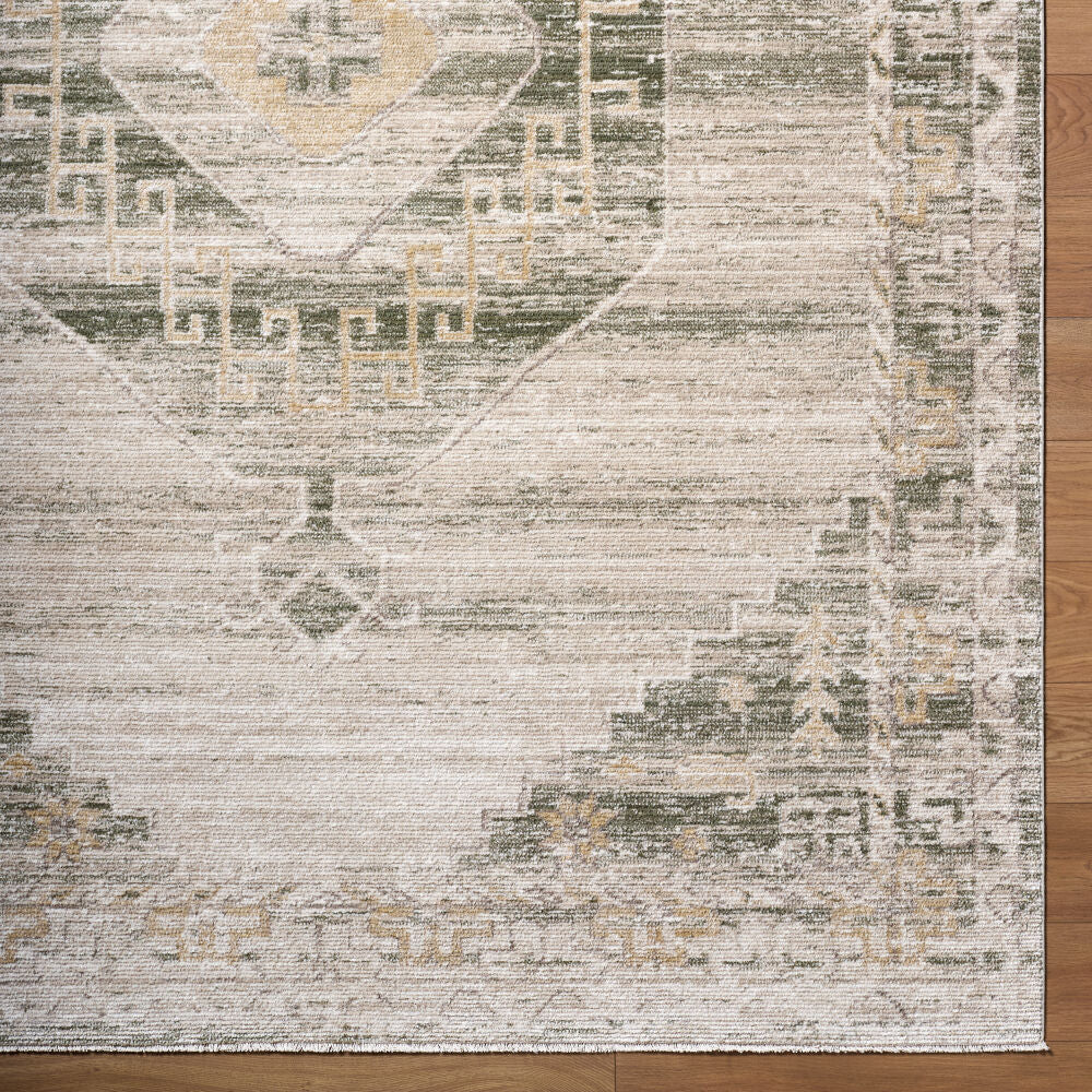 Fifth Avenue Light Gray/Taupe Machine Woven Rug FIF-2307 - overhead