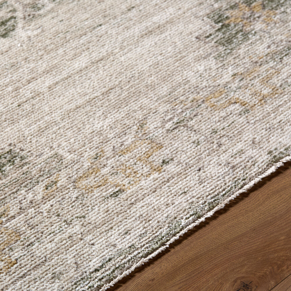 Fifth Avenue Light Gray/Taupe Machine Woven Rug FIF-2307 - texture