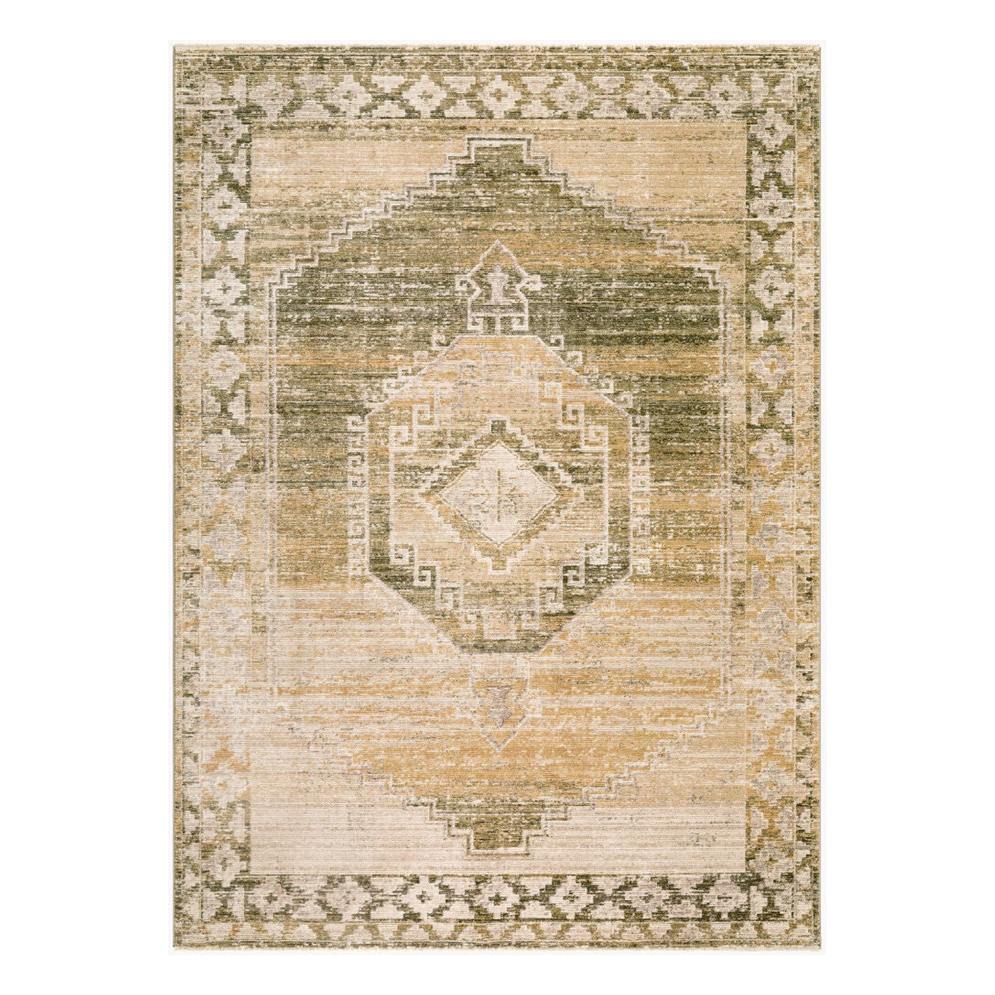 Fifth Avenue Light Gray/Taupe Machine Woven Rug FIF-2308 - 5' x 7'5"
