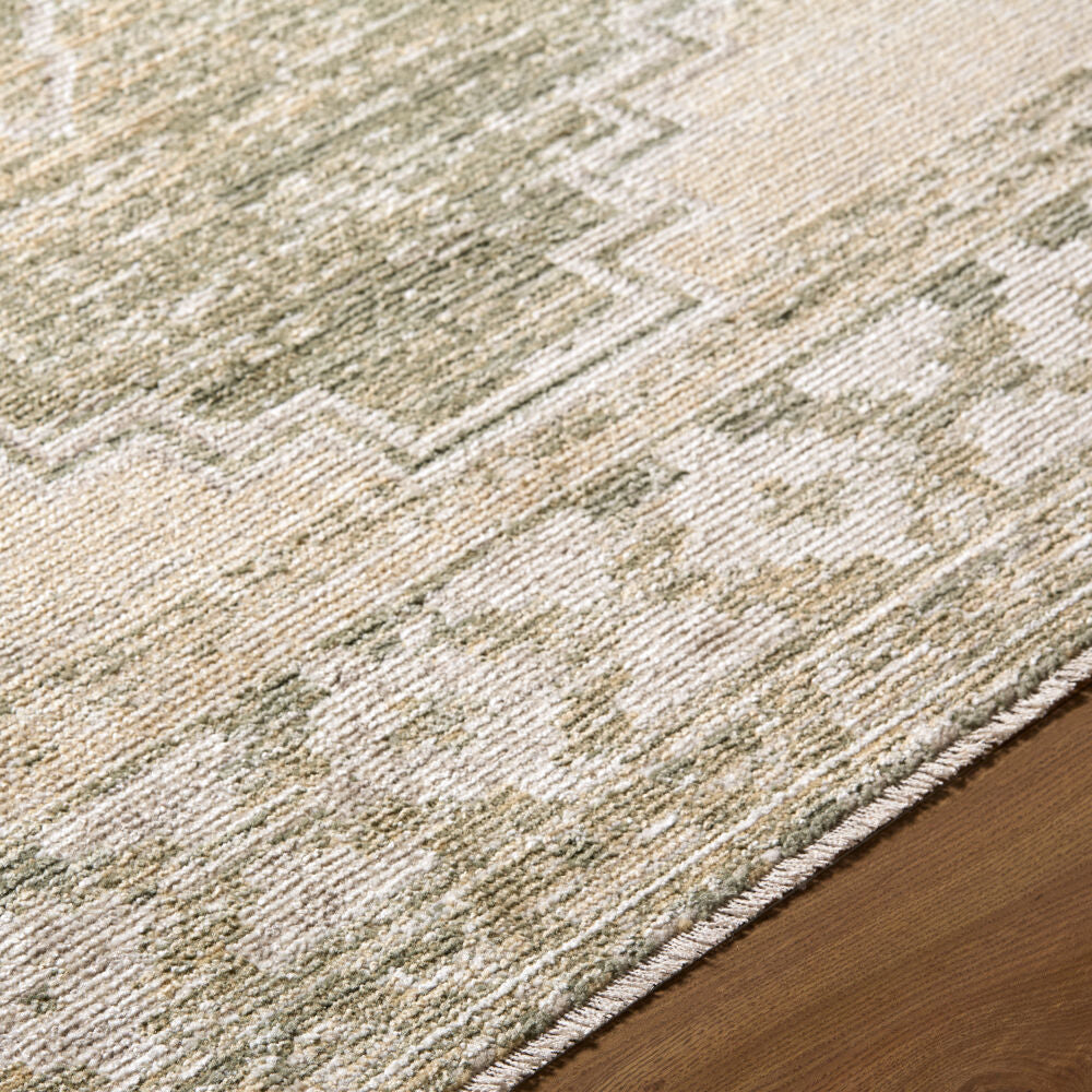 Fifth Avenue Light Gray/Taupe Machine Woven Rug FIF-2308 - texture