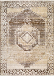 Fifth Avenue Dark Brown/Taupe Machine Woven Rug FIF-2309 - 5' x 7'5"