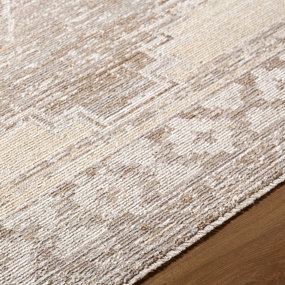 Fifth Avenue Dark Brown/Taupe Machine Woven Rug FIF-2309 - texture