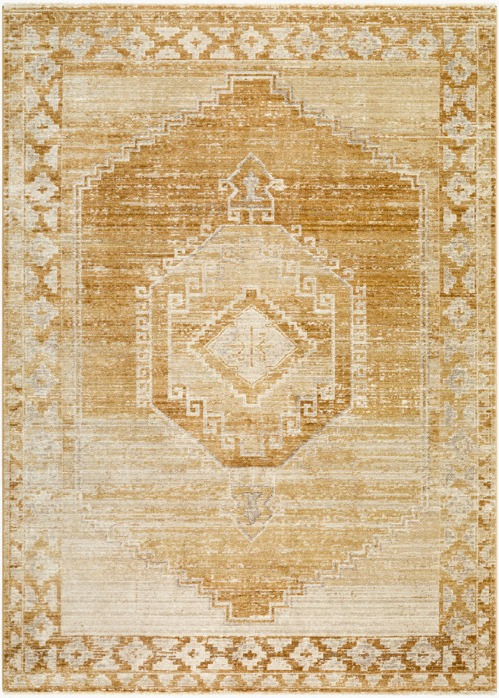 Fifth Avenue Light Brown/Taupe Machine Woven Rug - 5' x 7'5"