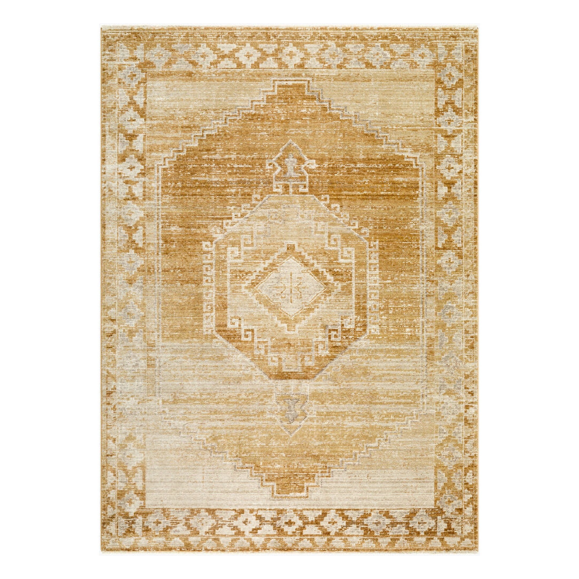 Fifth Avenue Light Brown/Taupe Machine Woven Rug - 5' x 7'5"