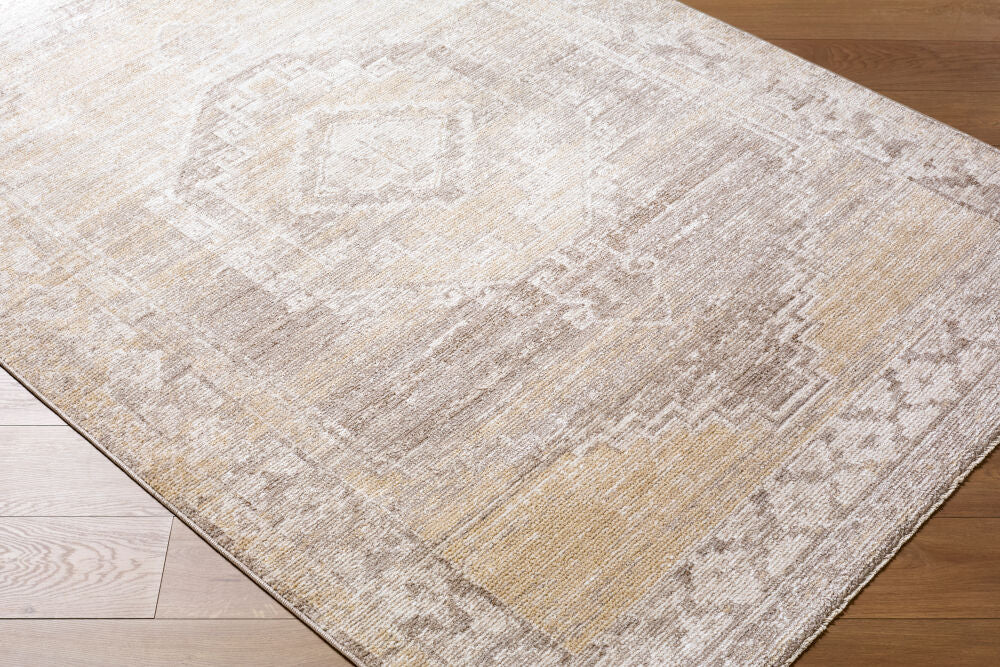 Fifth Avenue Dark Brown/Taupe Machine Woven Rug FIF-2311 - corner