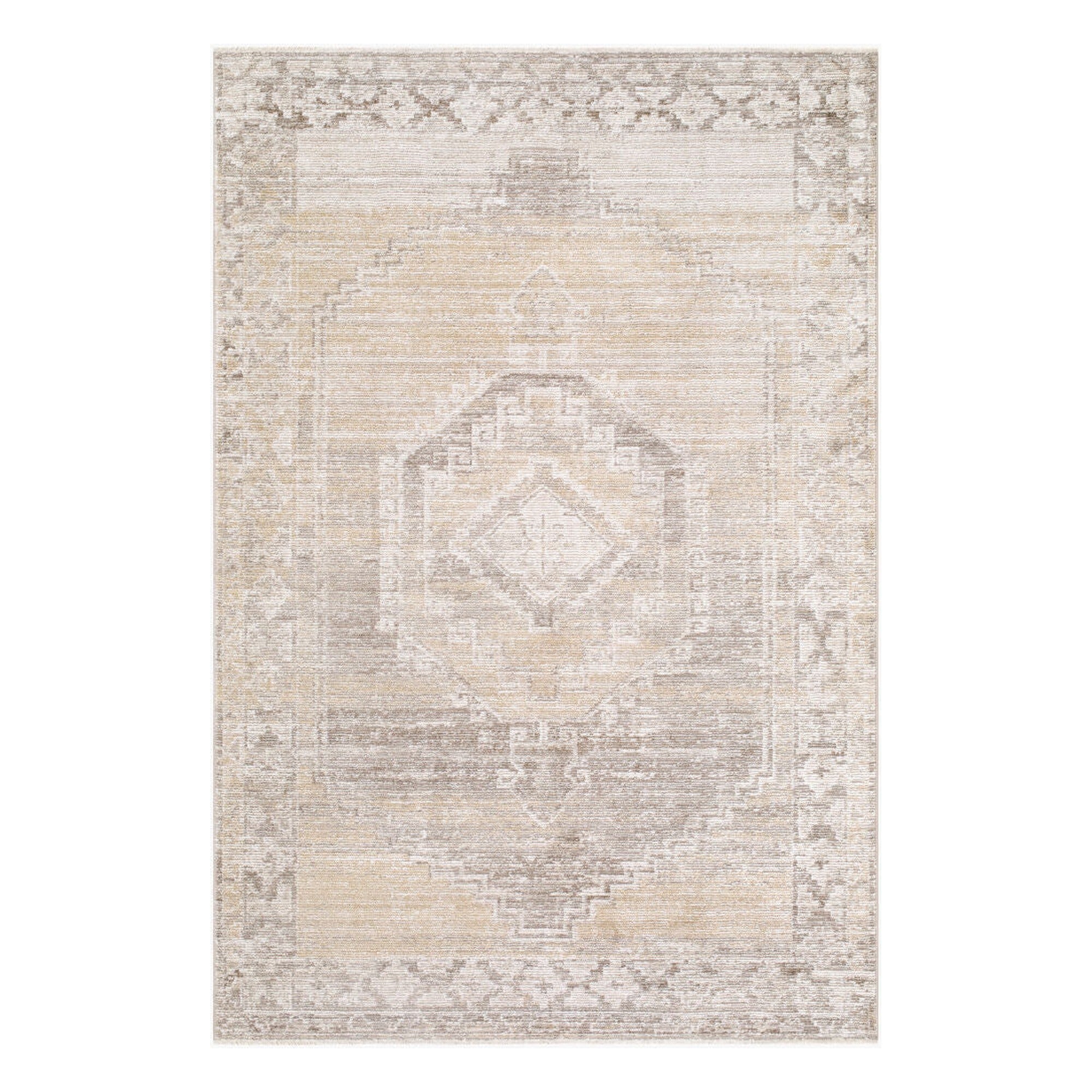 Fifth Avenue Dark Brown/Taupe Machine Woven Rug FIF-2311 - 5' x 7'5"