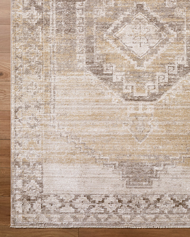 Fifth Avenue Dark Brown/Taupe Machine Woven Rug FIF-2311 - overhead