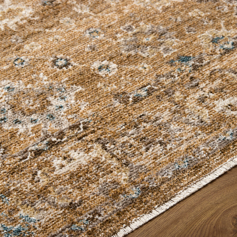 Fifth Avenue Dark Brown/Taupe Machine Woven Rug FIF-2314 - texture
