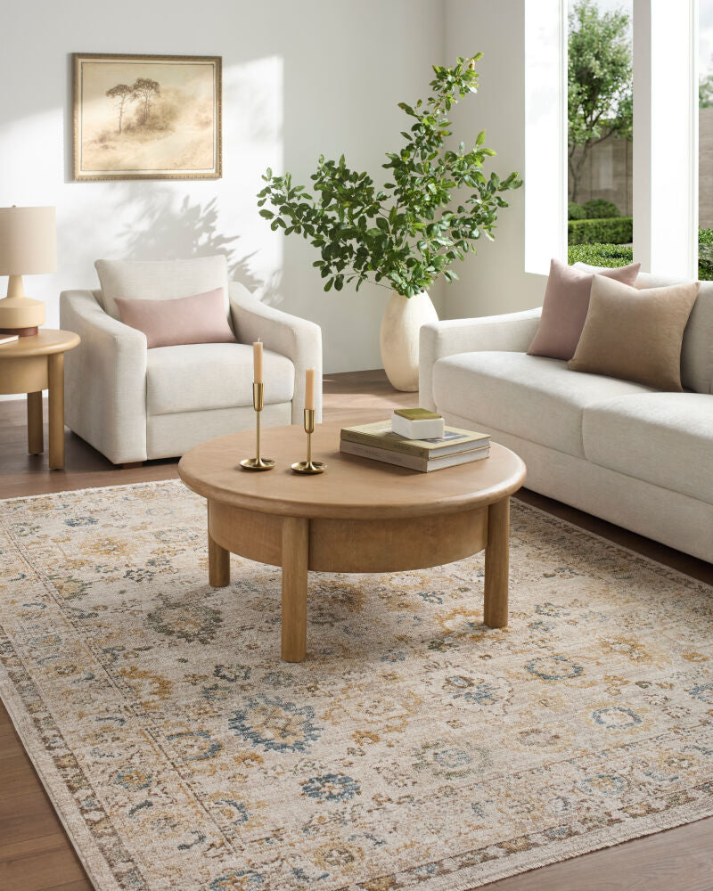 Fifth Avenue Dark Brown/Taupe Machine Woven Rug FIF-2316 - roomscene