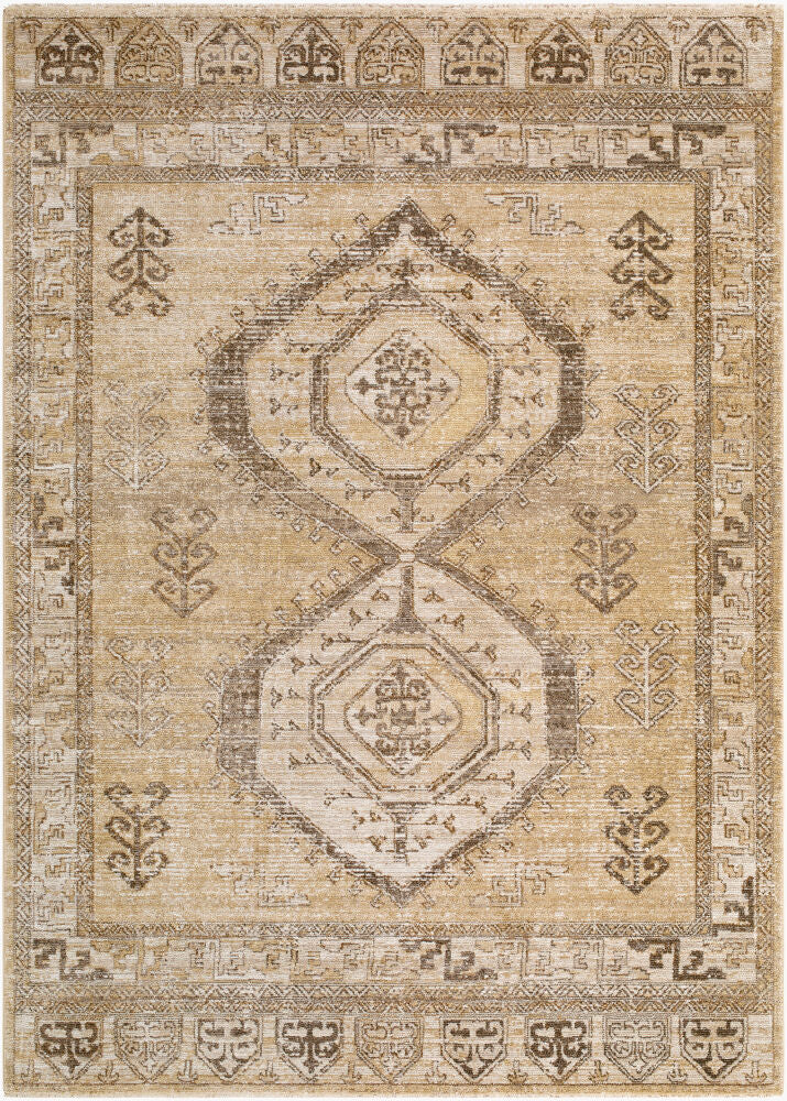 Fifth Avenue Dark Brown/Taupe Machine Woven Rug FIF-2318 - 5' x 7'5"