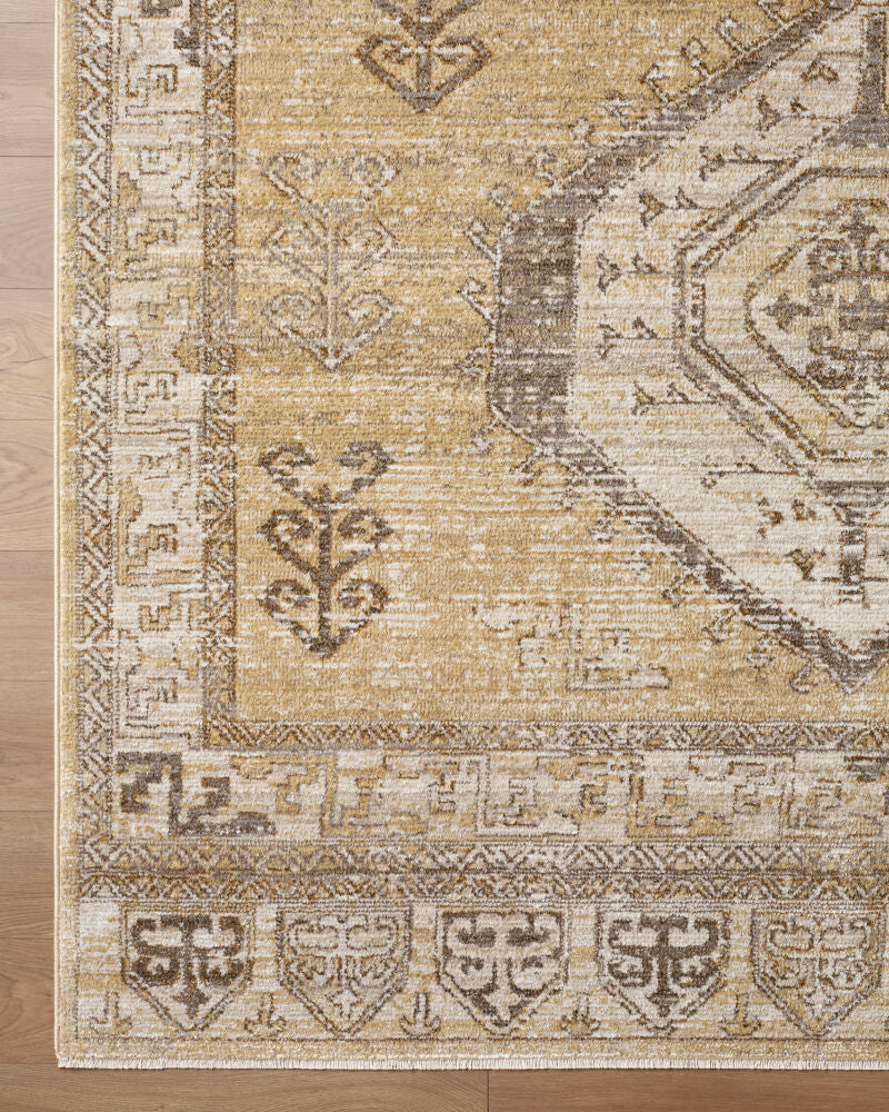 Fifth Avenue Dark Brown/Taupe Machine Woven Rug FIF-2318 - overhead