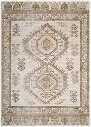 Fifth Avenue Dark Brown/Taupe Machine Woven Rug FIF-2319 - 5' x 7'5"