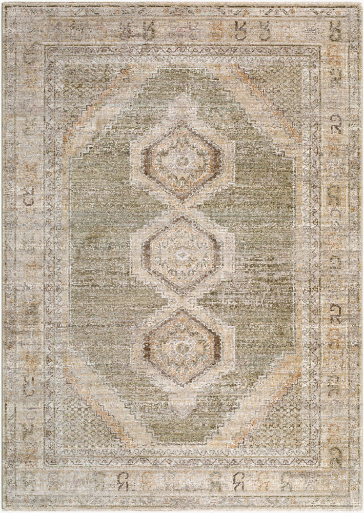 Fifth Avenue Dark Brown/Taupe Machine Woven Rug FIF-2320 - 5' x 7'5"