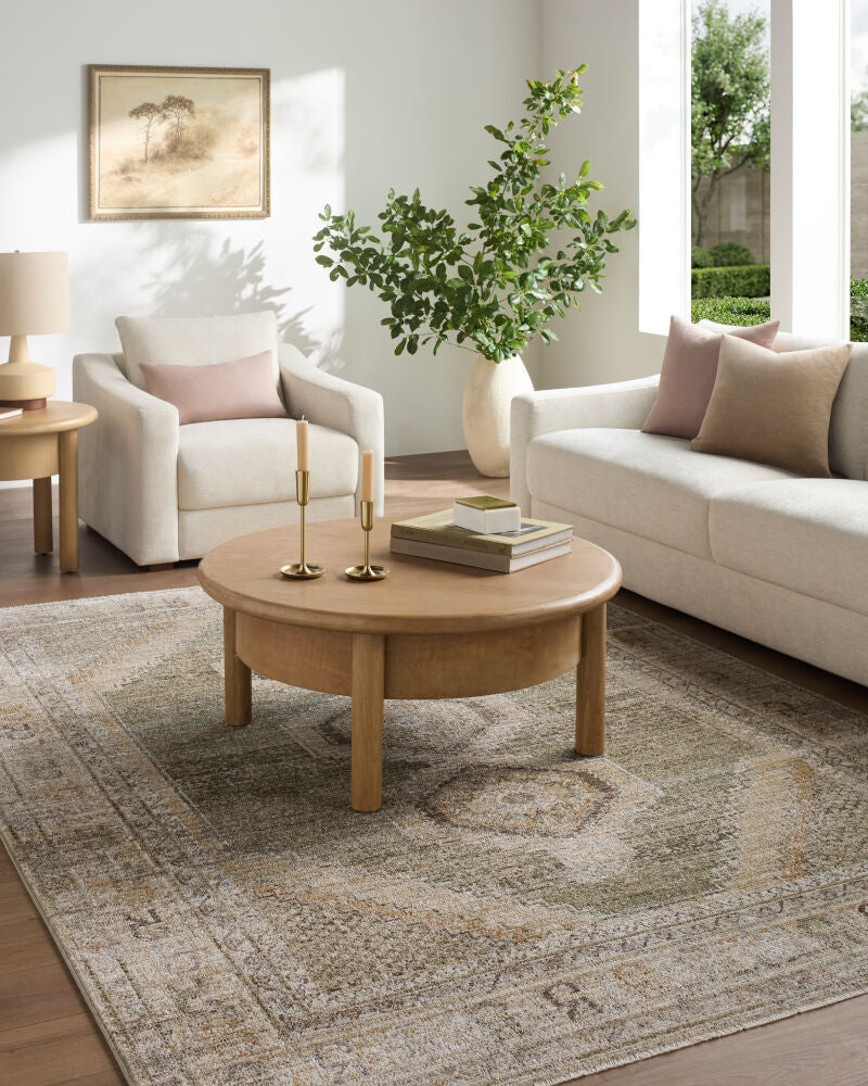 Fifth Avenue Dark Brown/Taupe Machine Woven Rug FIF-2320 - roomscene