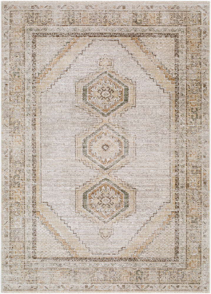 Fifth Avenue Dark Brown/Tan Machine Woven Rug FIF-2321 - 5' x 7'5"