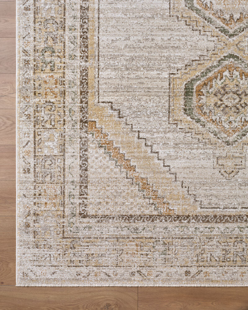 Fifth Avenue Dark Brown/Tan Machine Woven Rug FIF-2321 - overhead