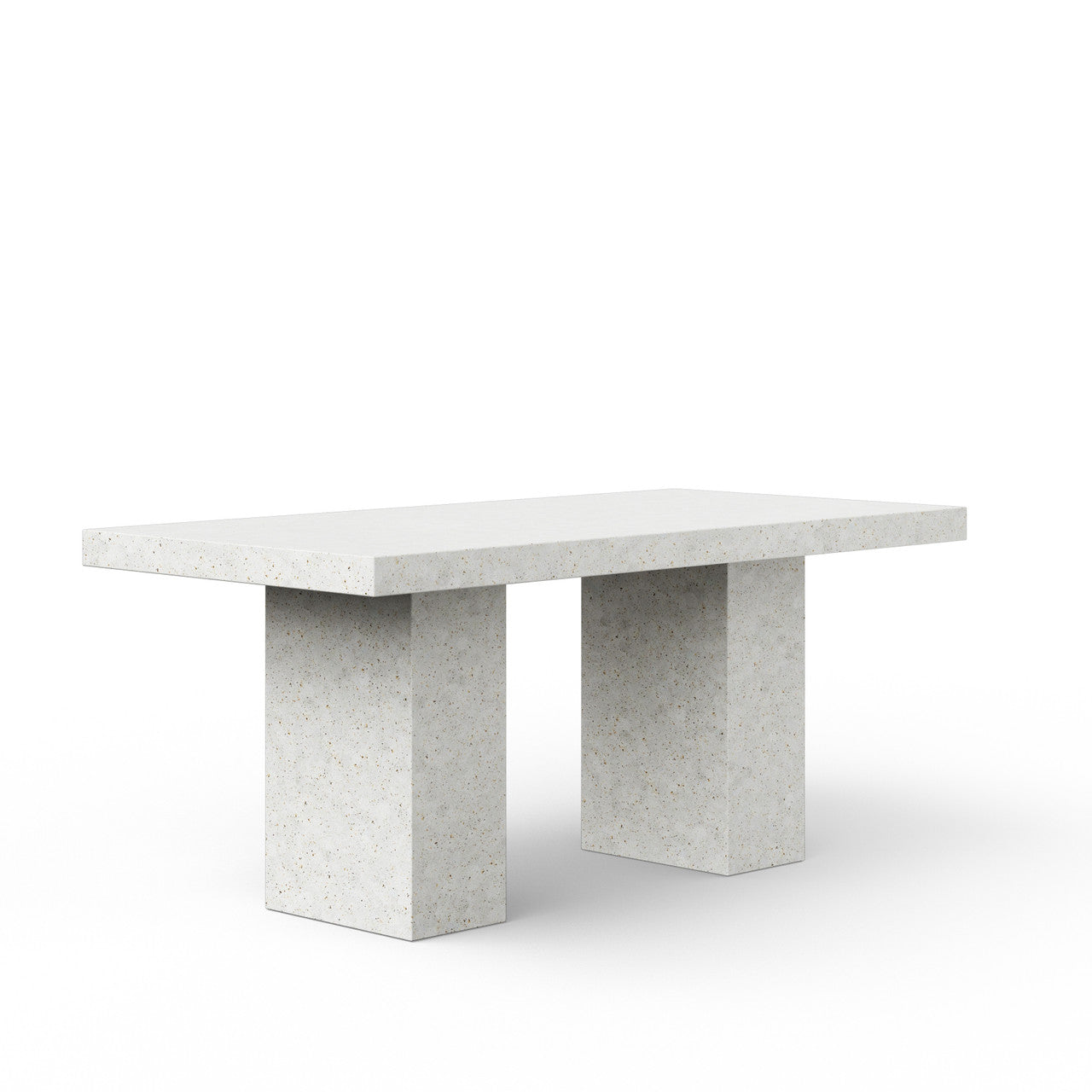 Mixx - Elcor - Bar Height Dining Table - 47" x 95" - Ivory Terrazzo