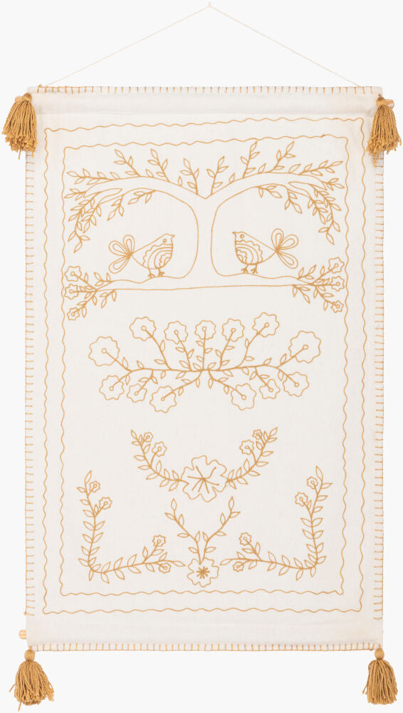 Folk Tale Wall Hanging - 36"H x 24"W x 1"D