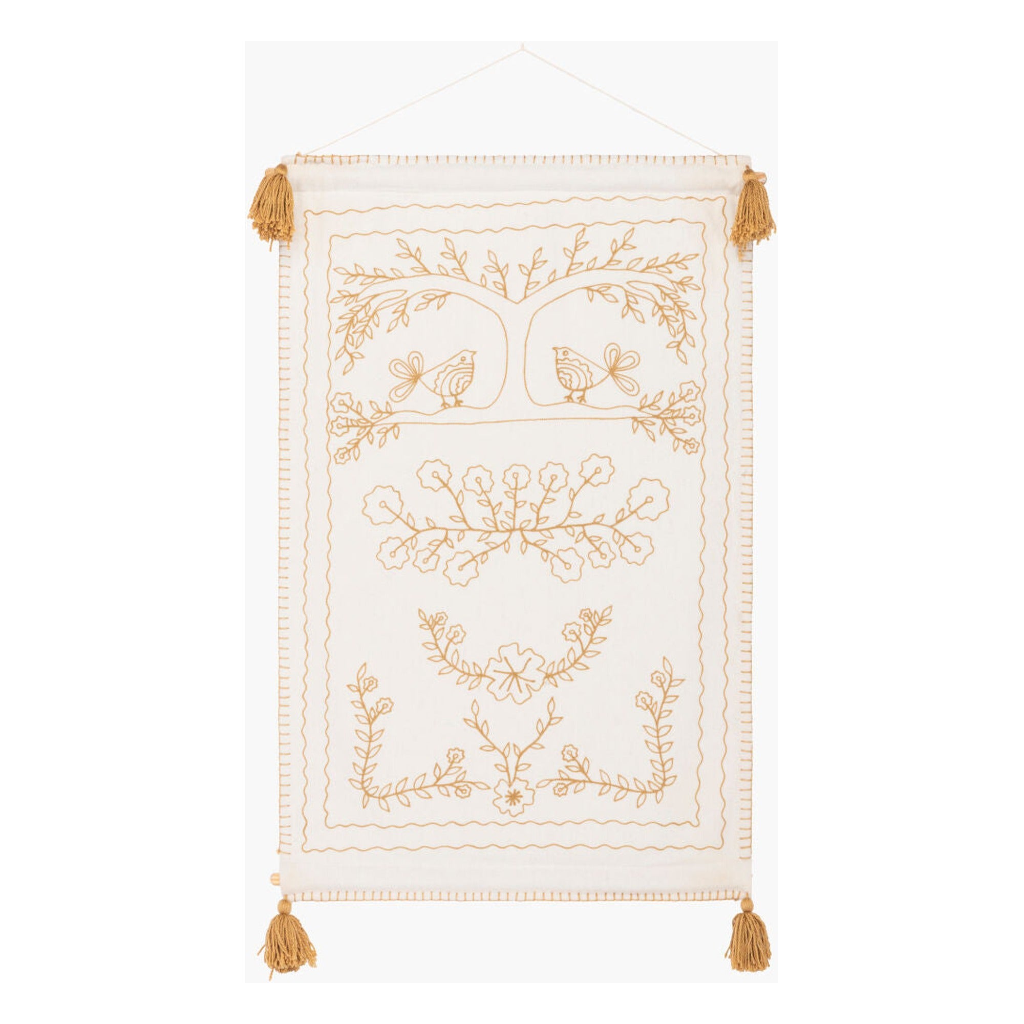 Folk Tale Wall Hanging - 36"H x 24"W x 1"D