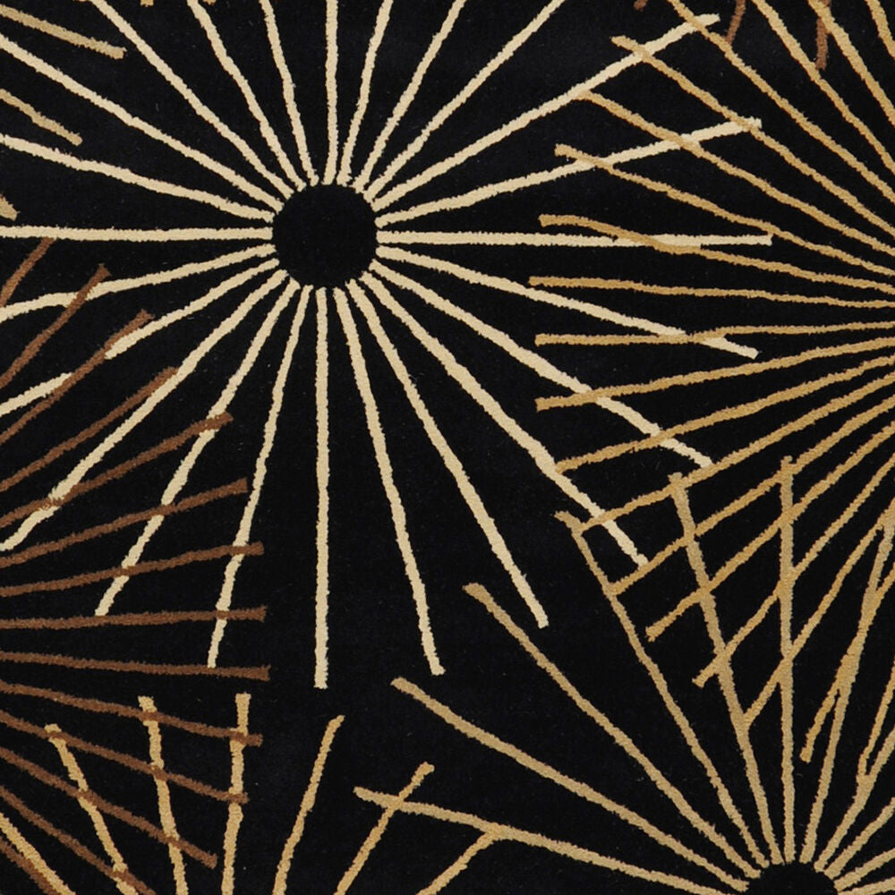 Forum Black/Tan Handmade Rug - swatch