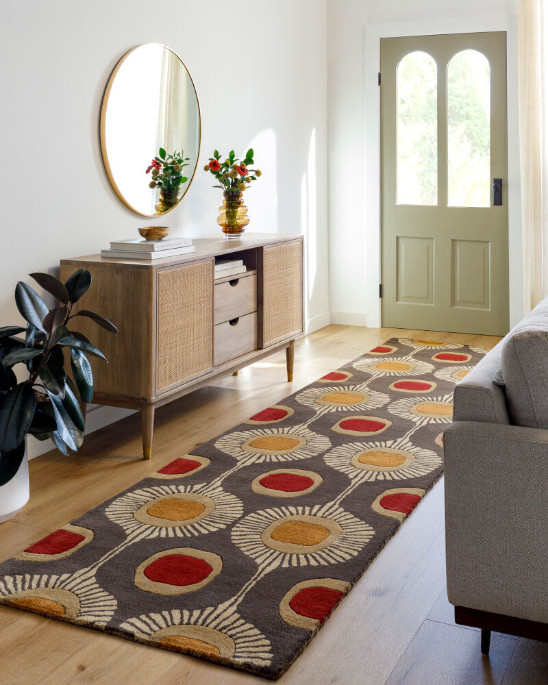 Forum Brown/Tan Handmade Rug - roomscene