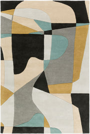 Forum Beige/Olive Handmade Rug - 10' x 14'