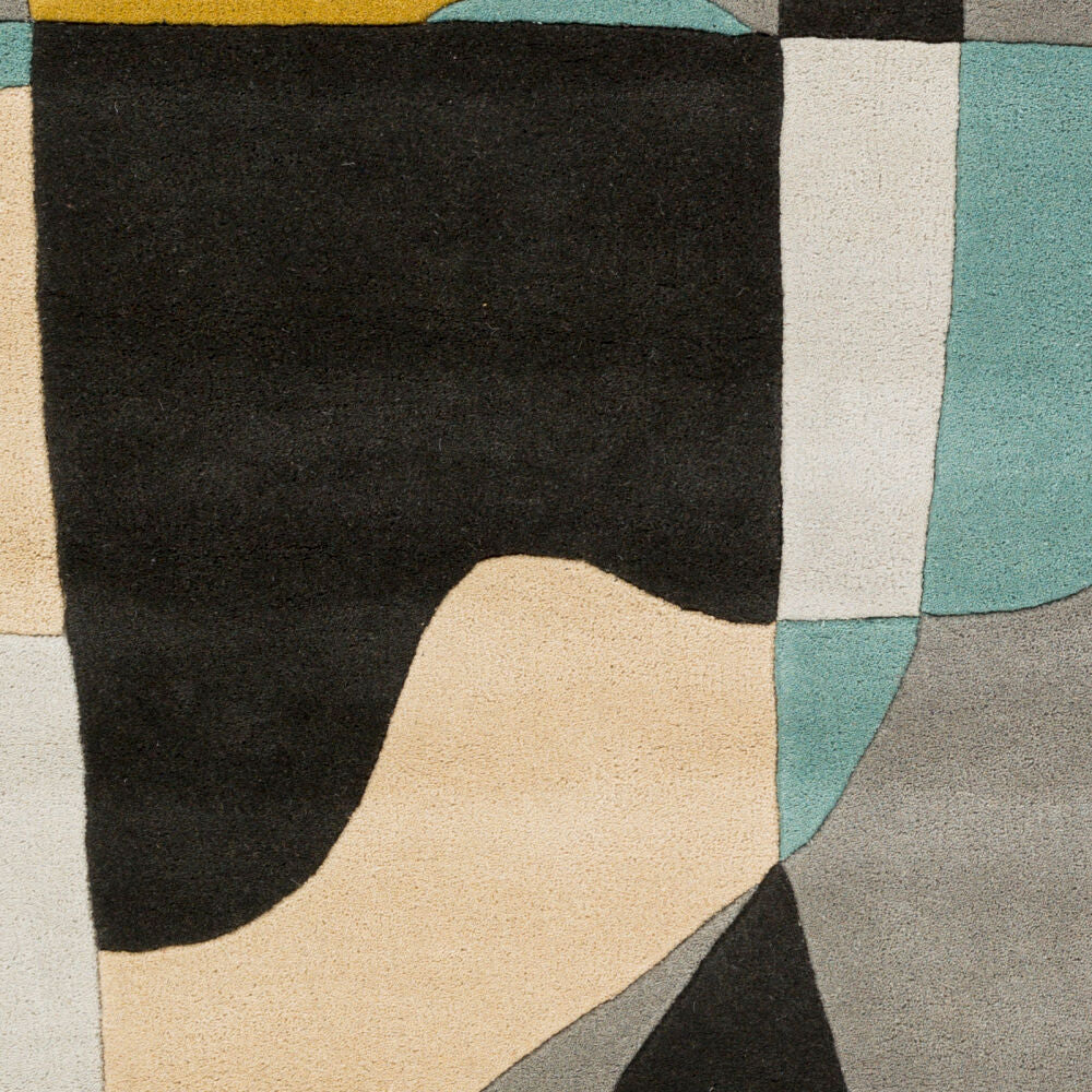 Forum Beige/Olive Handmade Rug - swatch