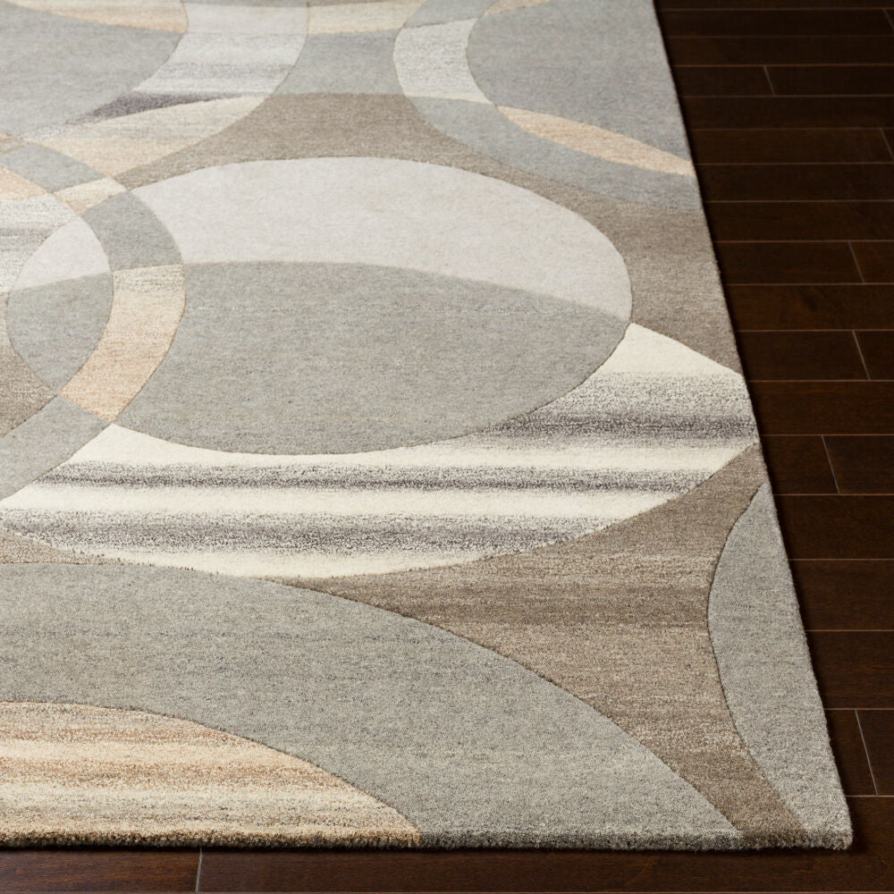 Forum Black/Taupe Handmade Rug FM-7210 - front
