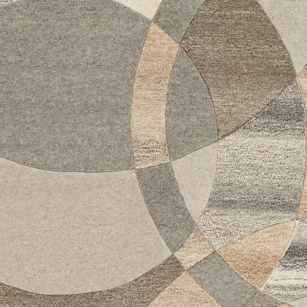 Forum Black/Taupe Handmade Rug FM-7210 - swatch