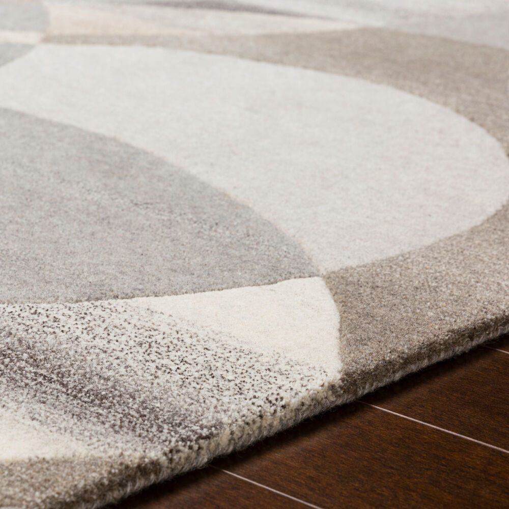 Forum Black/Taupe Handmade Rug FM-7210 - texture