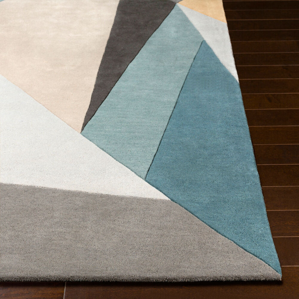 Forum Charcoal/Taupe Handmade Rug FM-7223 - front