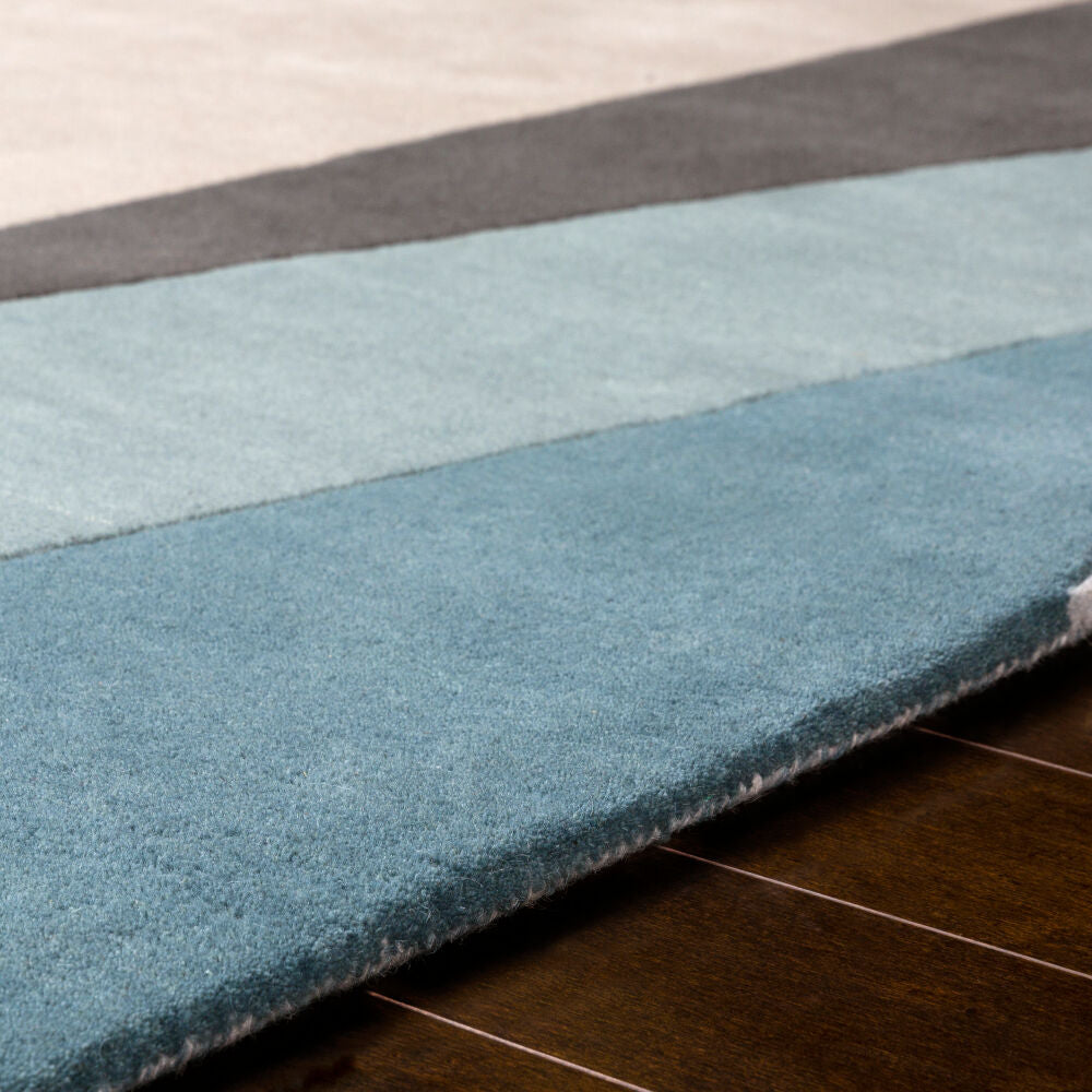 Forum Charcoal/Taupe Handmade Rug FM-7223 - texture