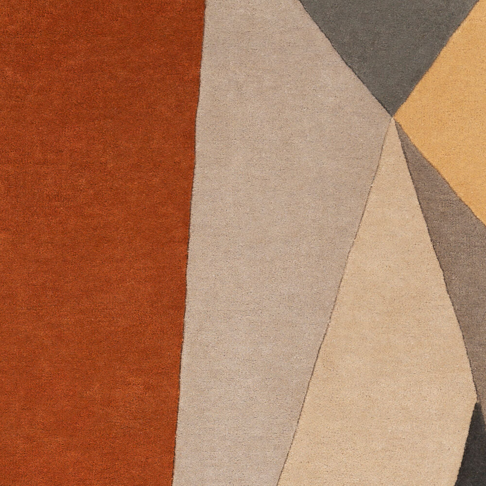Forum Charcoal/Taupe Handmade Rug FM-7224 - swatch