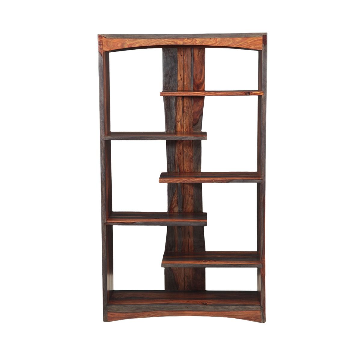 Meridian 34" Open Bookshelf in Capri Sheesham - image 2